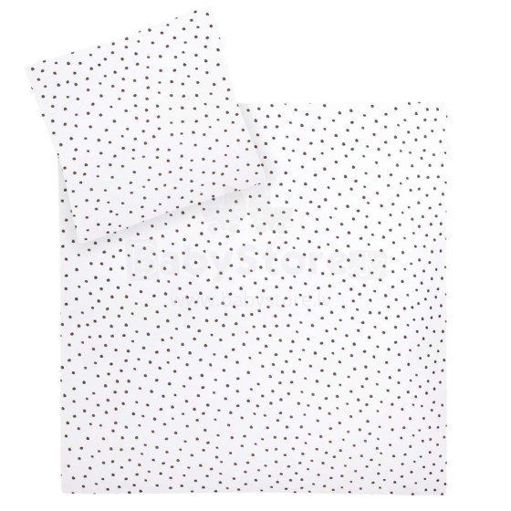 Julius Zollner Dots Grau Art.8460068260 viršutinis lapas + pagalvės užvalkalas 80x80 / 35x40 cm