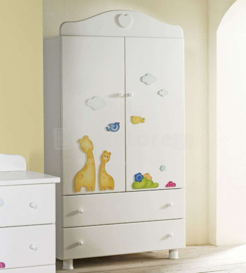 „Coccoleria Giraffina White Art“ 100322 Išskirtinė vaikų spinta