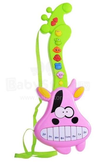 Grokite išmanųjį meną. 2994276 muzikinė gitara su garso ir šviesos efektais (rusų kalba. Val.)