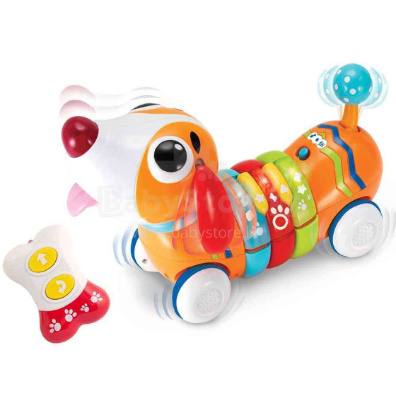 WinFun R/C Rainbow Pup Art.1142 Интерактивная радиоуправляемая музыкальная игрушка Радужный Щенок (со светом и звуком)