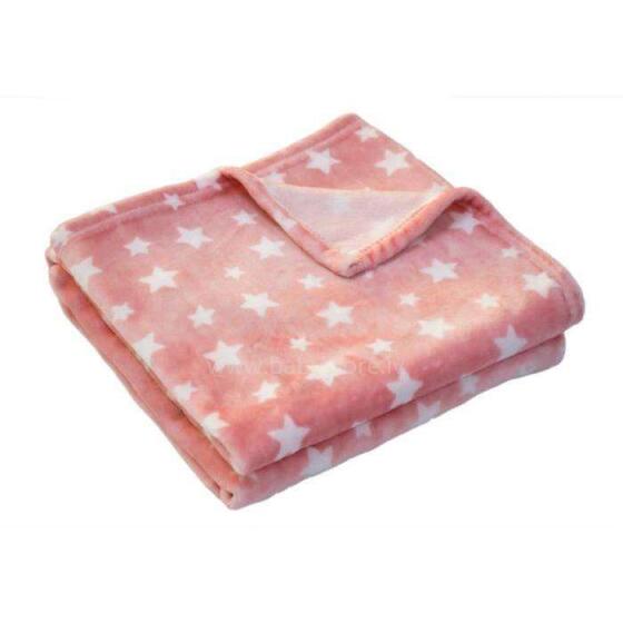 Doux Nid Microdoux Peche Stars Art. 1000705 Fleece kilimas 75x100 cm