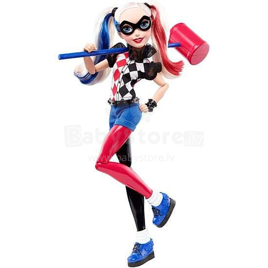 Super Hero Girls Harley Quinn Core Doll Art.DLT65  Lelle no sērijas Supervaroņi