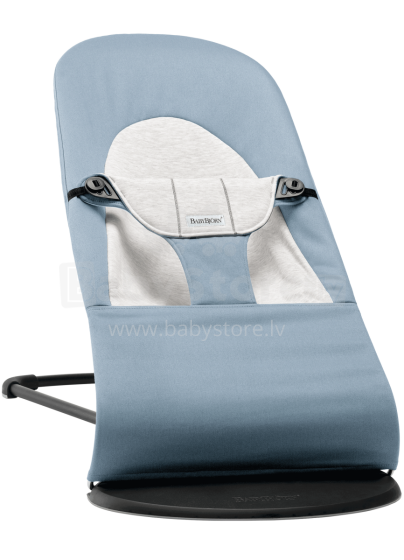 „Babybjorn Bouncer Balance Soft Art.005045“ mėlyna / pilka supamoji kėdė