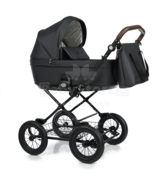 NordBaby Comfort Plus Art.101207 Gloomy Gray vežimėlis klasikinis 2 viename (skandinaviškas)