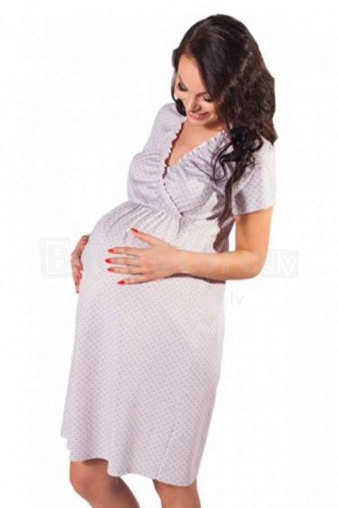 Italų mados „Radosc Lawenda“ motinystės / maitinimo naktiniai marškiniai (violetiniai)