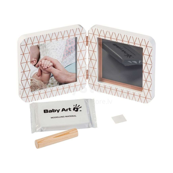 Baby Art Print Frame Copper Edition Art. 3601092400 Kūdikių kabučių / rankų atspaudų kūrimo rinkinys