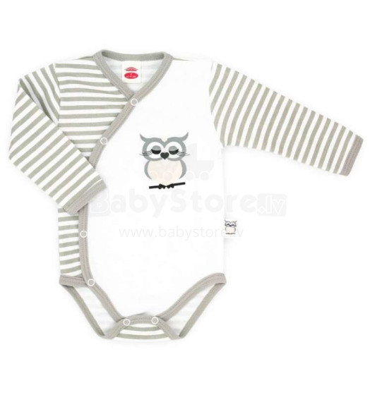 „Makoma“ prekės ženklas 103737 Body Baby Owl kūdikių bodžiukai ilgomis rankovėmis (56-86 cm)