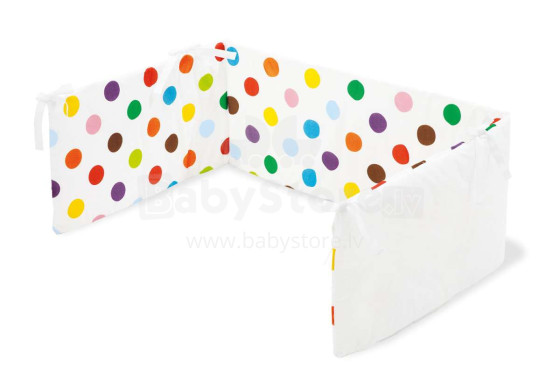 Pinolino Dots Art.650666-0  Бортик-охранка для детской кроватки, 165x28см