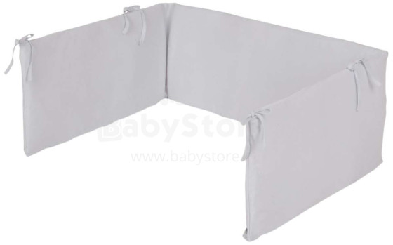 Pinolino Jersey Grey Art.650002-8  Бортик-охранка для детской кроватки, 165x28см