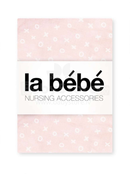 „La Bebe“ medvilnės menas. 101748 „TicTacToe Pink“ pagalvės užvalkalas 60x40cm