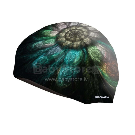 Spokey Stylo Art.839234 Aukštos kokybės silikoninė maudymosi kepurė