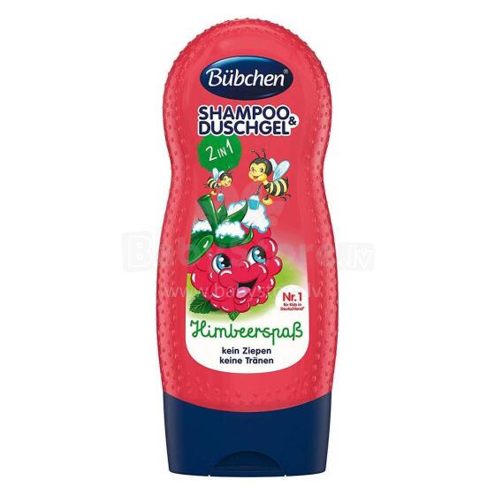 Bubchen Art.TL21 šampūnas ir dušo putos su aviečių skoniu 230ml