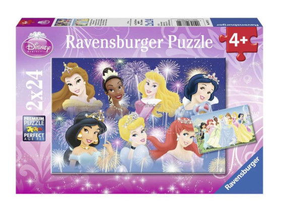 Ravensburger Puzzle 088720V Disney Princess Пазл 2x24 шт.