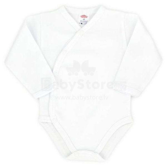 „Makoma Art.0345B“ balti pagrindiniai kūdikių bodžiai ilgomis rankovėmis