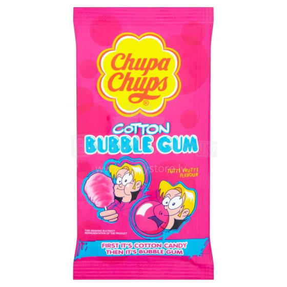 Chupa Chups Bubble Gum Art.500-00450 Košļājamā gumija , 11g(Čupa čups)