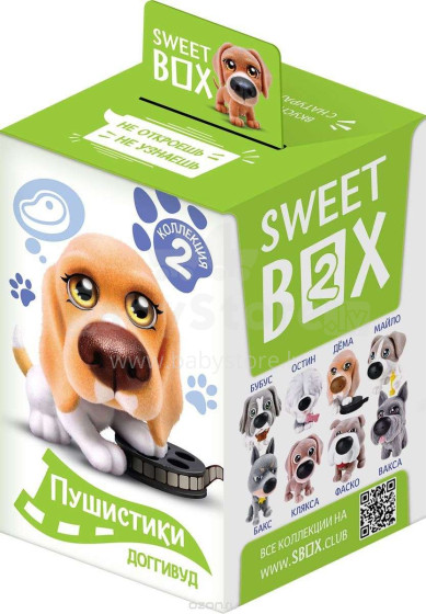 „Sweet Box Dog“ šuo, 660-00015, saldainiai su želė, su žaislu, 40 g