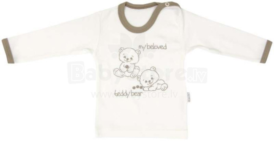 Mamatti Teddy Bear Art.KS8815 medvilniniai kūdikių marškinėliai (68-98cm)
