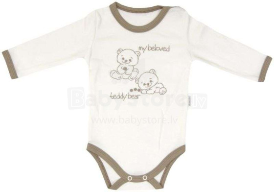 „Mamatti Teddy Bear Art.BD8827“ kūdikių bodžiai ilgomis rankovėmis (68–98 cm)