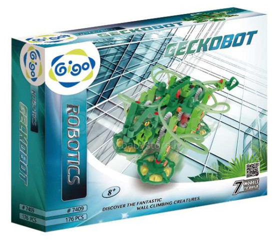 Gigo Geckobot Art.7409 Konstruktorius ant baterijų, 176vnt.