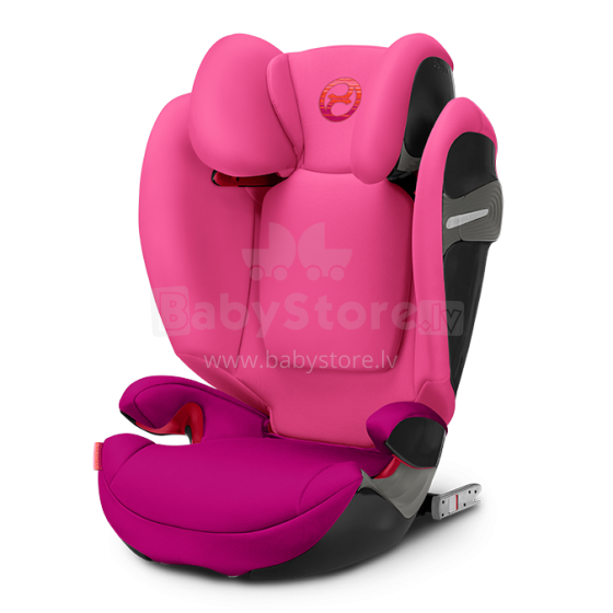 „Cybex '18 Solution S-Fix“ prekės ženklas 102349 „Passion Pink Pink“ automobilinė kėdutė (15-36 kg)