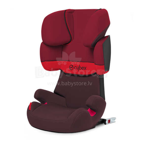 „Cybex '18 Solution X-Fix“ prekės ženklo 102376 „Hub Red“ automobilinė kėdutė (15-36 kg)