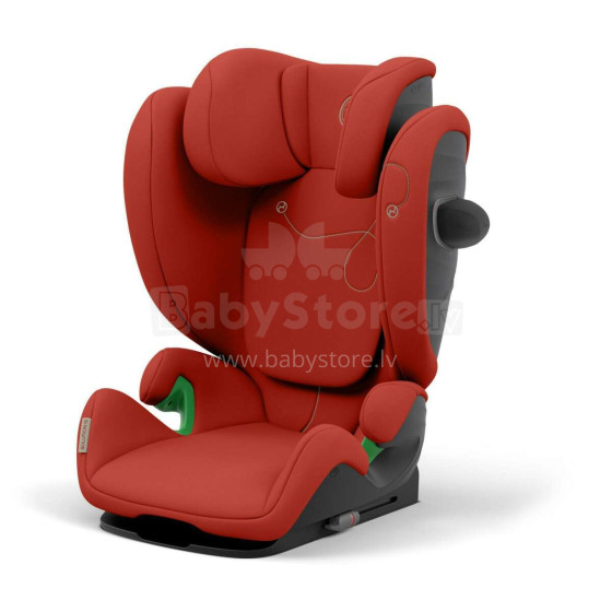 Cybex Solution G i-Fix 100-150cm, Hibiscus Red bērnu autokrēsls (15-50kg)