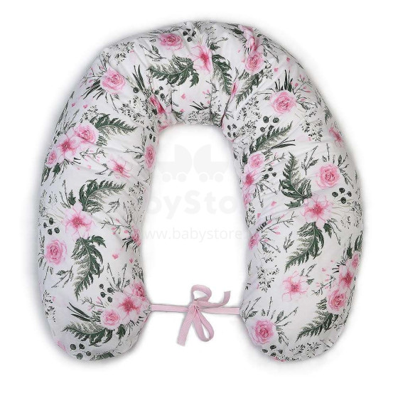 YappyKids Natural Cotton Flower Art.102394 Многофункциональная подушка для беременных и кормящих