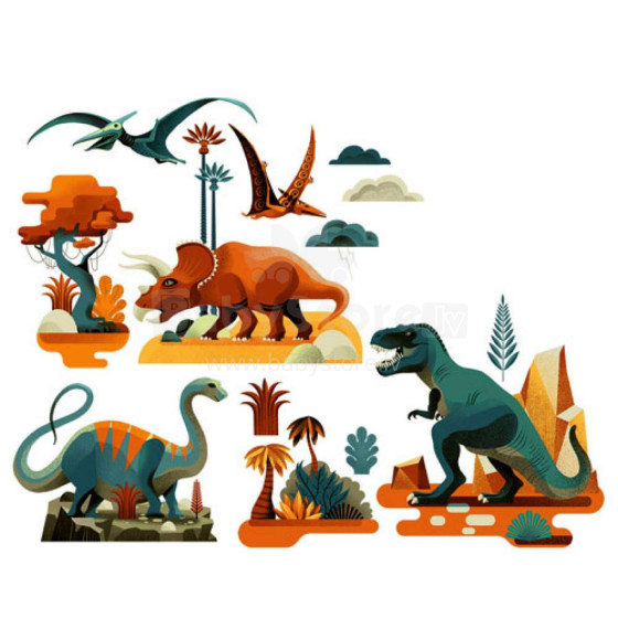 Djeco Art.DD05050 Lipdukai-dinozaurai