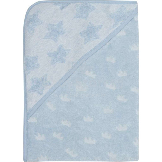 „Bebejou“ rankšluostis - nuostabus matinis mėlynas „Art. 3010111“ rankšluostis vaikams su gobtuvu 85x75cm