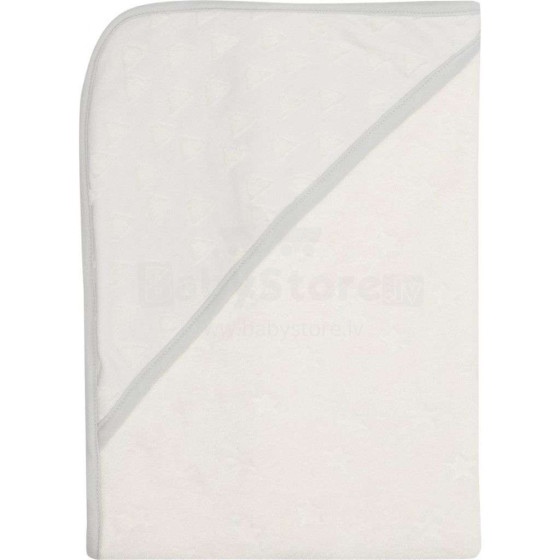 Bebejou Towel Fabulous Shadow White Art.3010112 Полотенце  с капюшоном 85x75см