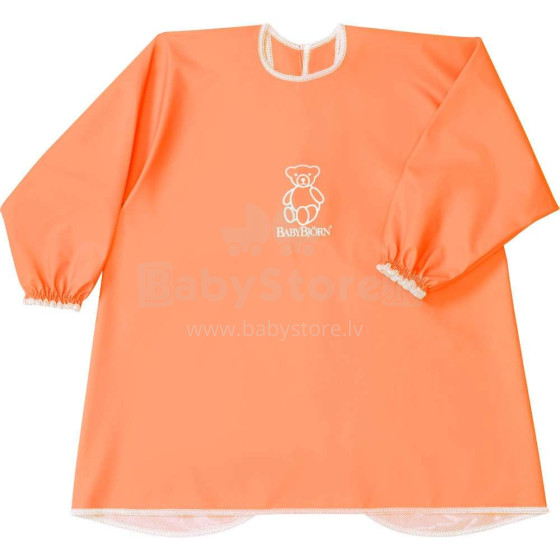 Babybjorn Eat & play Orange Art.044383 Mягкая и практичная рубашка