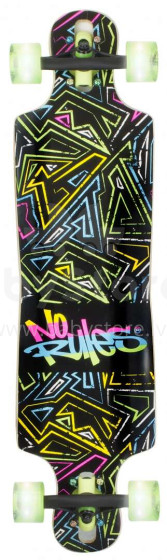 No Rules D3 Longboard Art.AU361 Роликовая доска (Скейтборд) со световыми эффектами