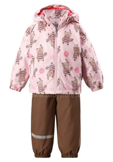 Lassie'18 Lassietec® Baby Pink Art.713722-4071 Izoliuotas kūdikio kostiumas: striukė ir kelnės