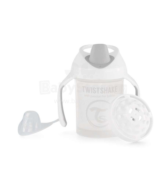Twistshake Mini Cup Art.78053 White  Детский поильник с жёстким носиком с 4+ мес,230 мл