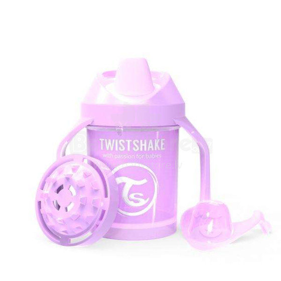 Twistshake Mini Cup Art.78270 Pastel Purple  Детский поильник с жёстким носиком с 4+ мес,230 мл
