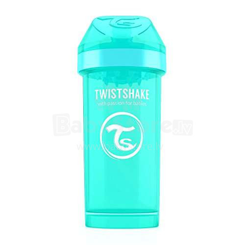 „Twistshake Kid Cup“ 78075 turkio butelis su snapeliu nuo 12+ mėnesių, 360 ml