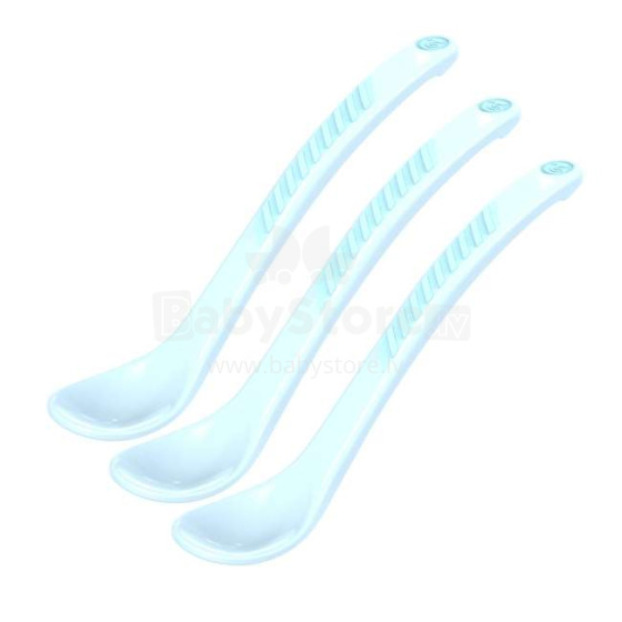 „Twistshake“ higieniniai šaukštai, 778180 pasteliniai mėlyni šaukštai (3vnt)