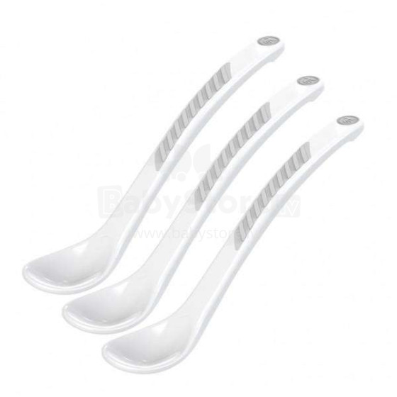 Twistshake Hygienic Spoons  Art.78187 White   Ложечки для самостоятельного употребления пищи (3шт.)