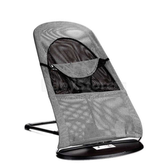 TLC Bouncer Balance Soft  Art.103372 Grey Mazuļu kvalitātīvs, ergonomisks šūpuļkrēsliņš(analogs Babybjorn Balance Soft)
