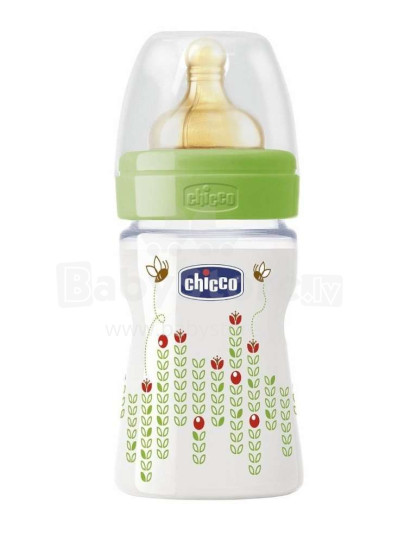 Chicco Art.70750.00 физиологическая пластмассовая бутылочка, 150ml (LA) 0m+