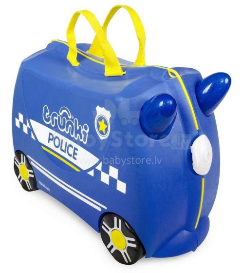 Trunki Art.TRU-0323 Policijos lagaminas-sėdynė su ratukais 3in1
