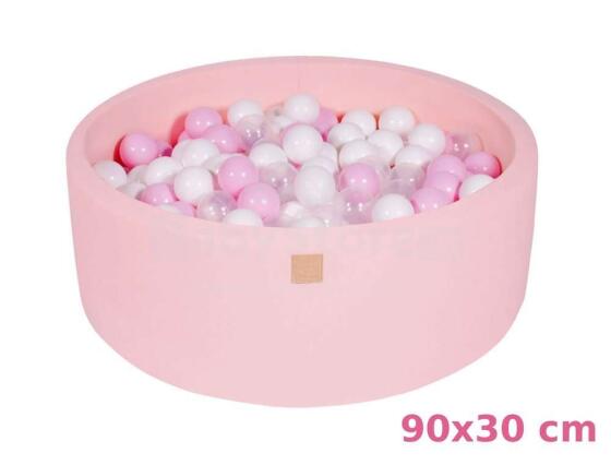 MeowBaby® Color Amour Art. 104049 Rožinis sausas baseinas su kamuoliukais (250vnt.)