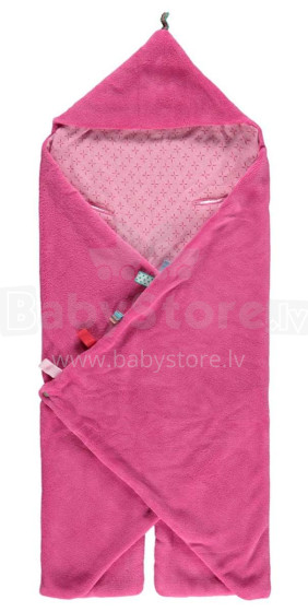 Snooze Changing Cover Happy Art.327 Funky Pink Конверт-одеяло флисовый 80x80 см