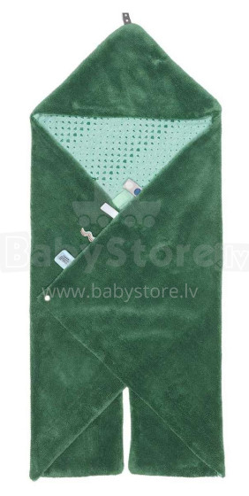 Snooze Changing Cover Happy Art.332 Forest Green Конверт-одеяло флисовый 80x80 см