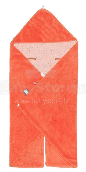 Snausti keičiantis viršelis Happy Art. 333 „Sunset Coral Fleece“ antklodė 80 x 80 cm