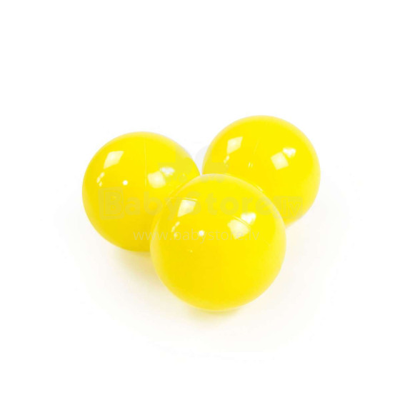 Meow Extra Balls  Art.104239 Yellow  Мячики для сухого бассейна  Ø 7 cm, 50 шт.