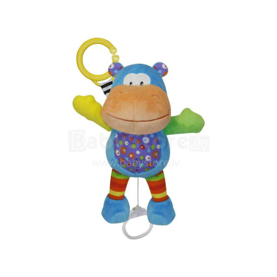 Lorelli Toys Hippo Art.10190881 Piekarināmā mūzikālā rotaļlieta
