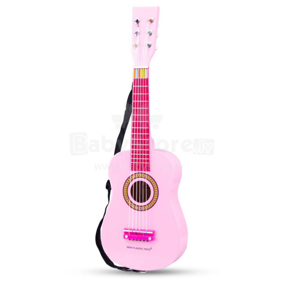 Naujas klasikinių žaislų gitaros art. 10345 Rožinis muzikos instrumentas - gitara