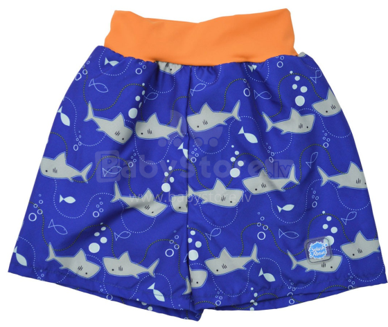Splash About Happy Nappy  Shark Orange Dot Art.HNBSSO Пляжные шорты с подгузниками