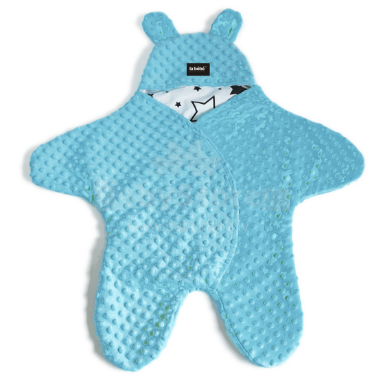 „Baby Love Minky Turquoise Art.104798“ kūdikio pertvarkymas rankomis ir kojomis